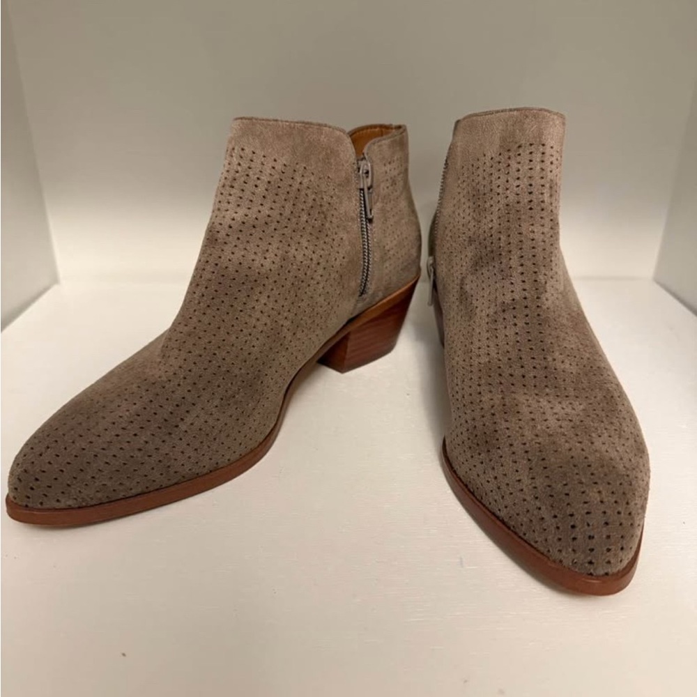 J. Crew Taupe Ankle Boots
